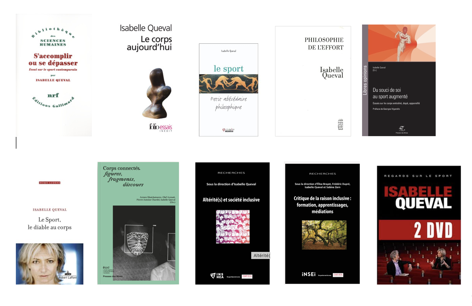 Ouvrages d'Isabelle Queval