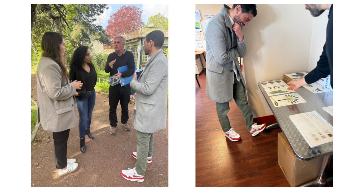 Zineb Rachedi, Vincent Le Calvez, Cassandre Hodencq et Rachid Tafnil