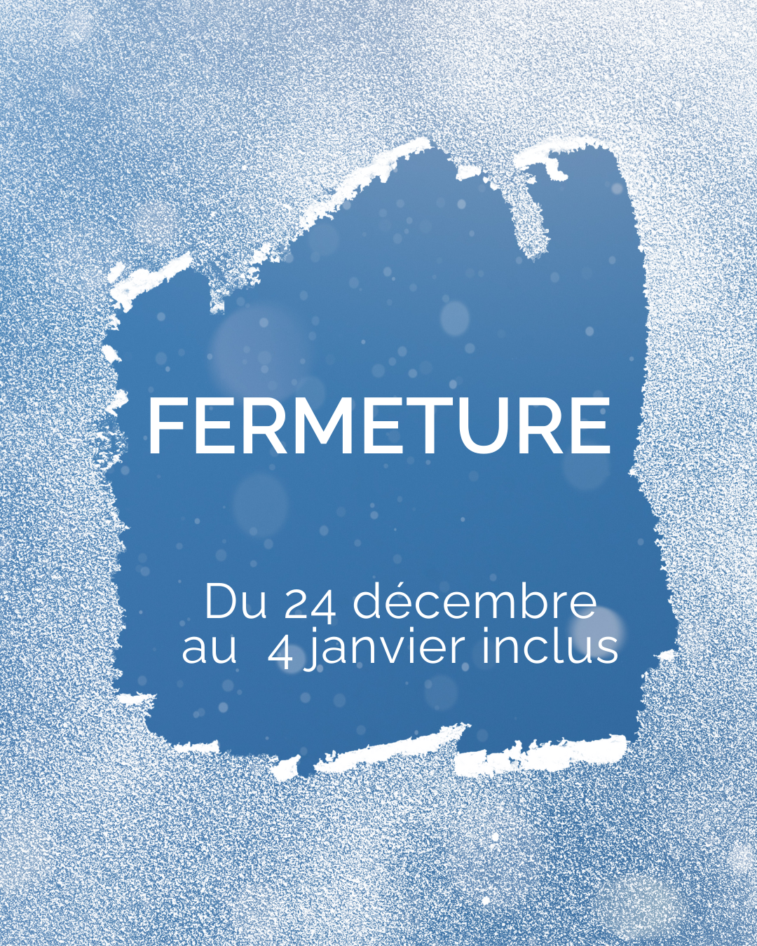 Fermeture de l'institut