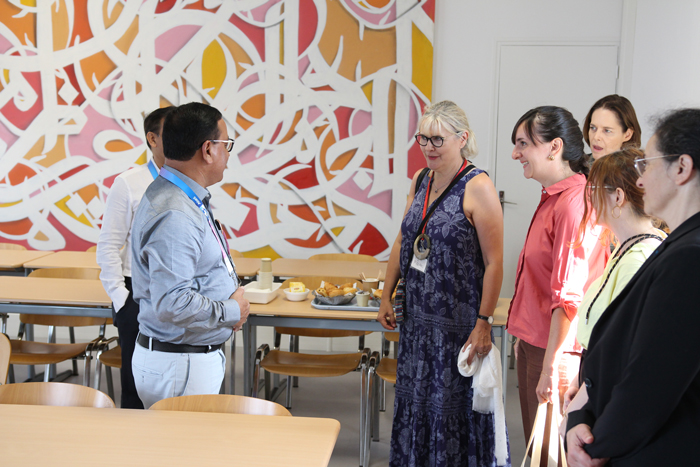 Visite des officiels indiens 2 (Shri. Subhash Phal Dessai, le ministre de la justice sociale et de l'émancipation des personnes handicapées de l'État de Goa et Guruprasad Pawaskar, le commissaire aux droits des personnes handicapées.) 29 août 2024