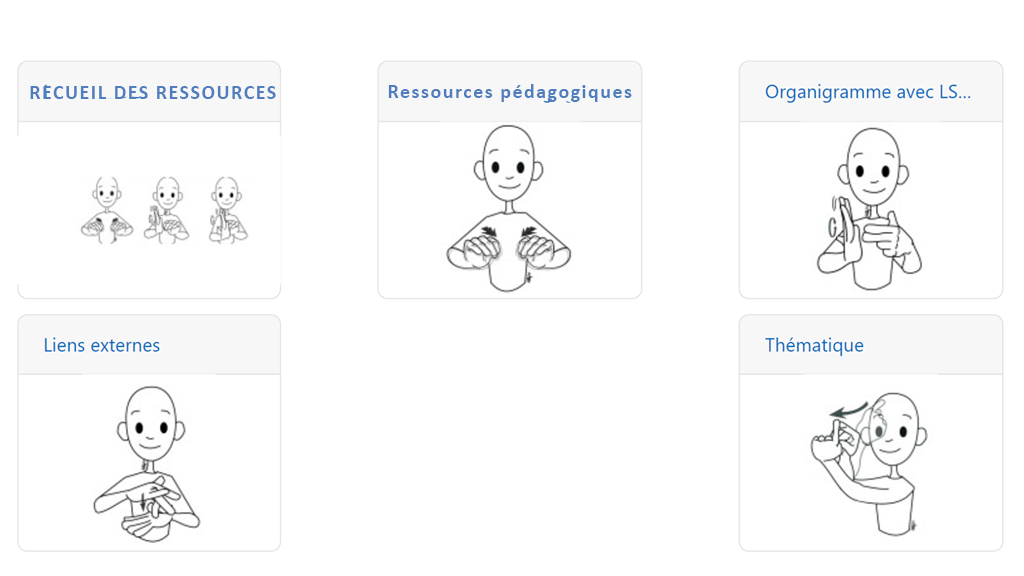 Illustration Ressources pédagogiques et numériques en LSF