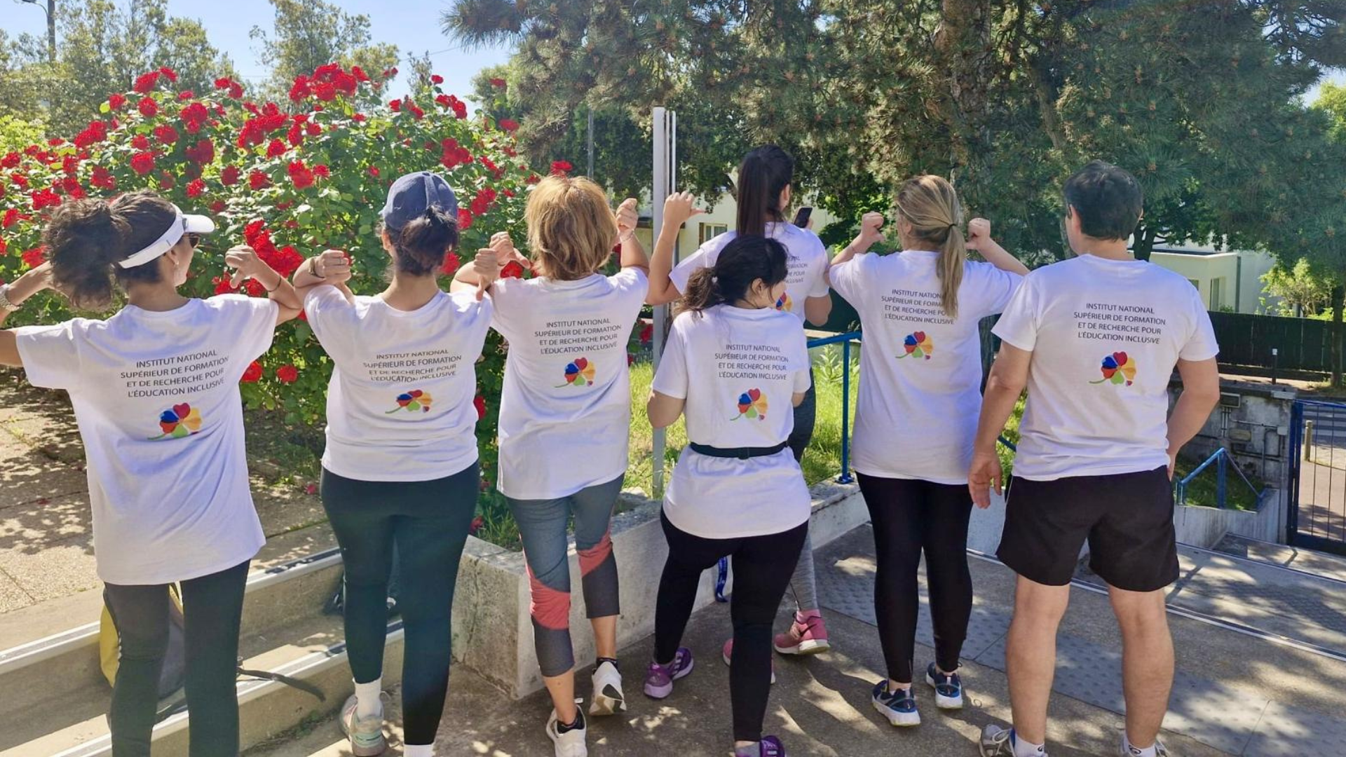 Collaborateurs de dos