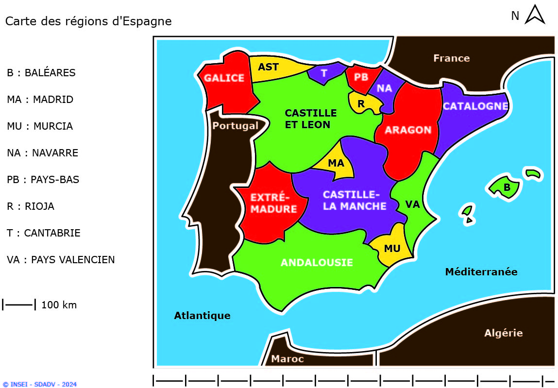 Vignette régions Espagne