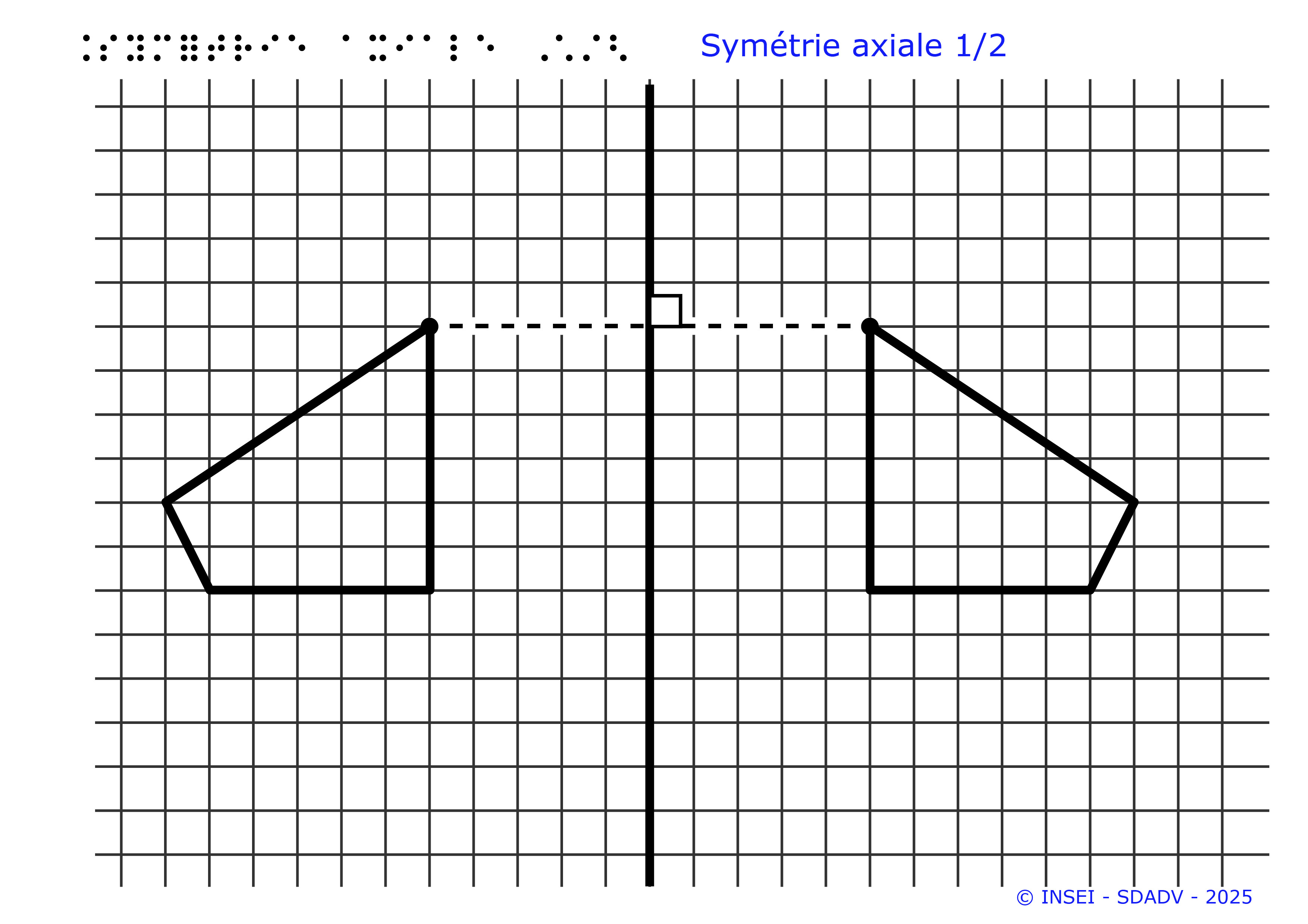Vignette symétrie axiale