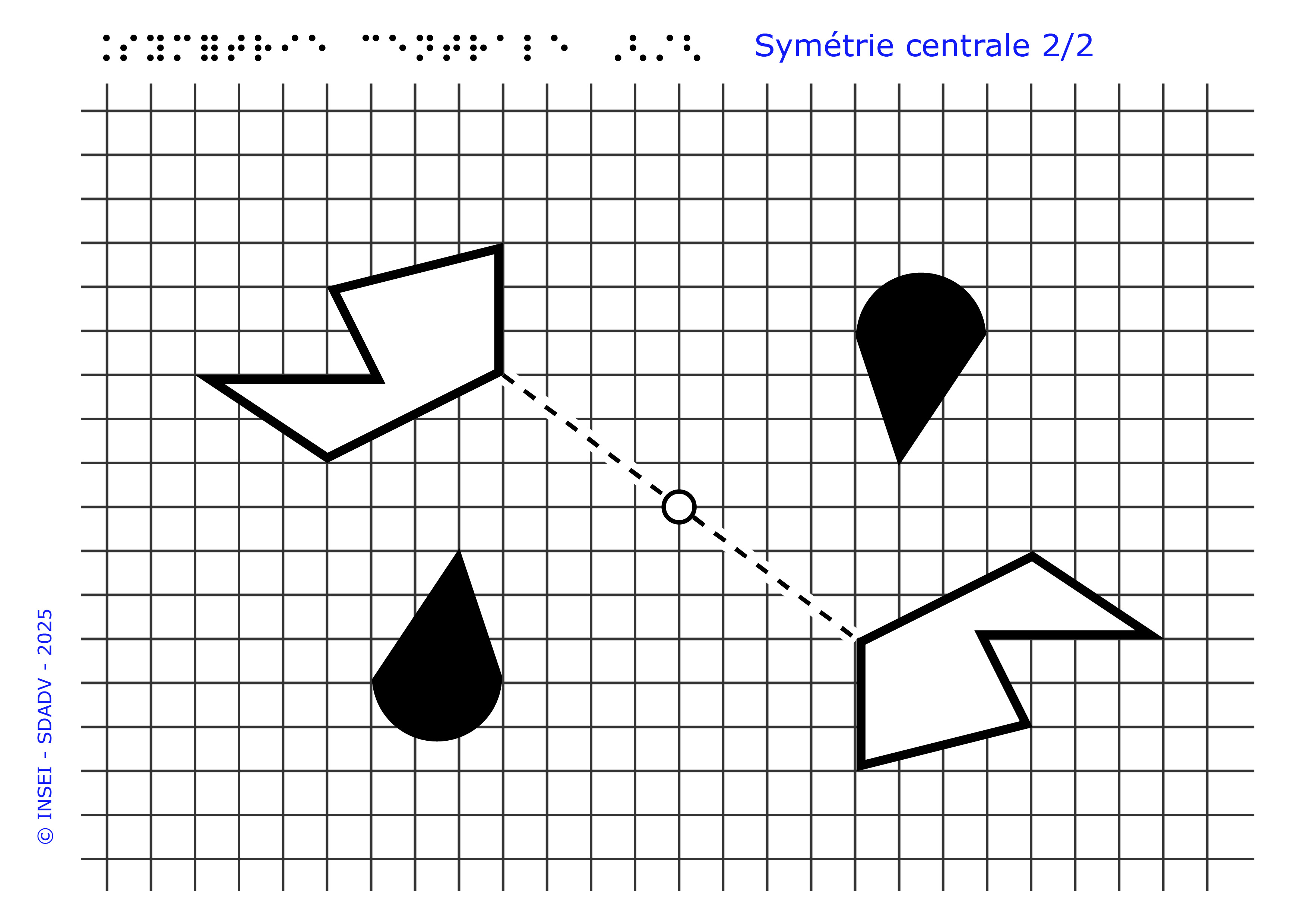 Vignette symétrie centrale