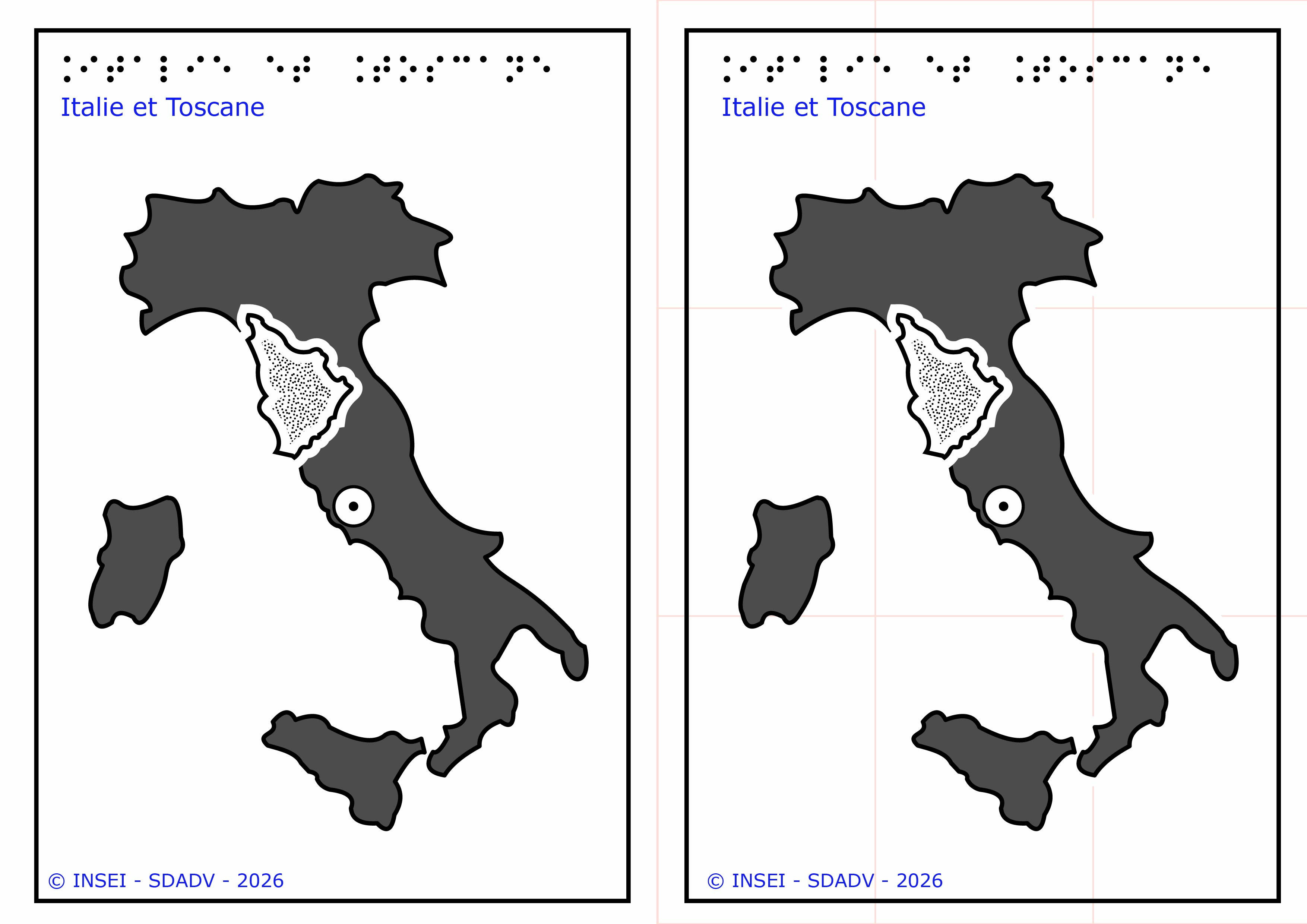 Vignette puzzle Toscane (Italie)