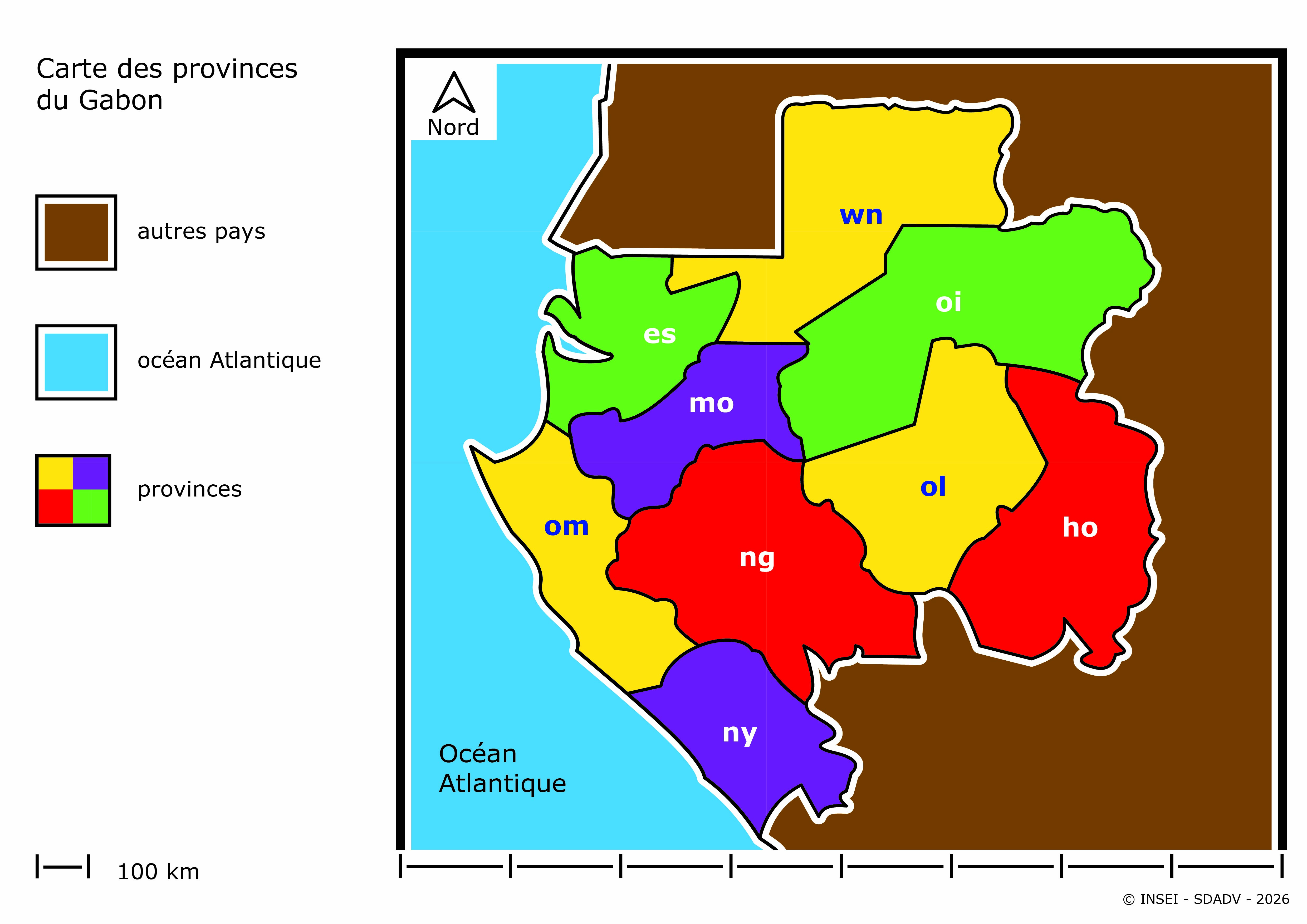 Vignette provinces Gabon