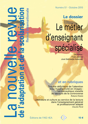 Couverture de La nouvelle revue de l'adaptation et de la scolarisation, n°51