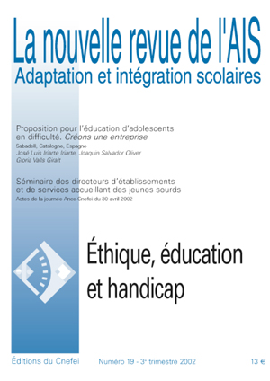 Couverture de La nouvelle revue de l'AIS, n°19